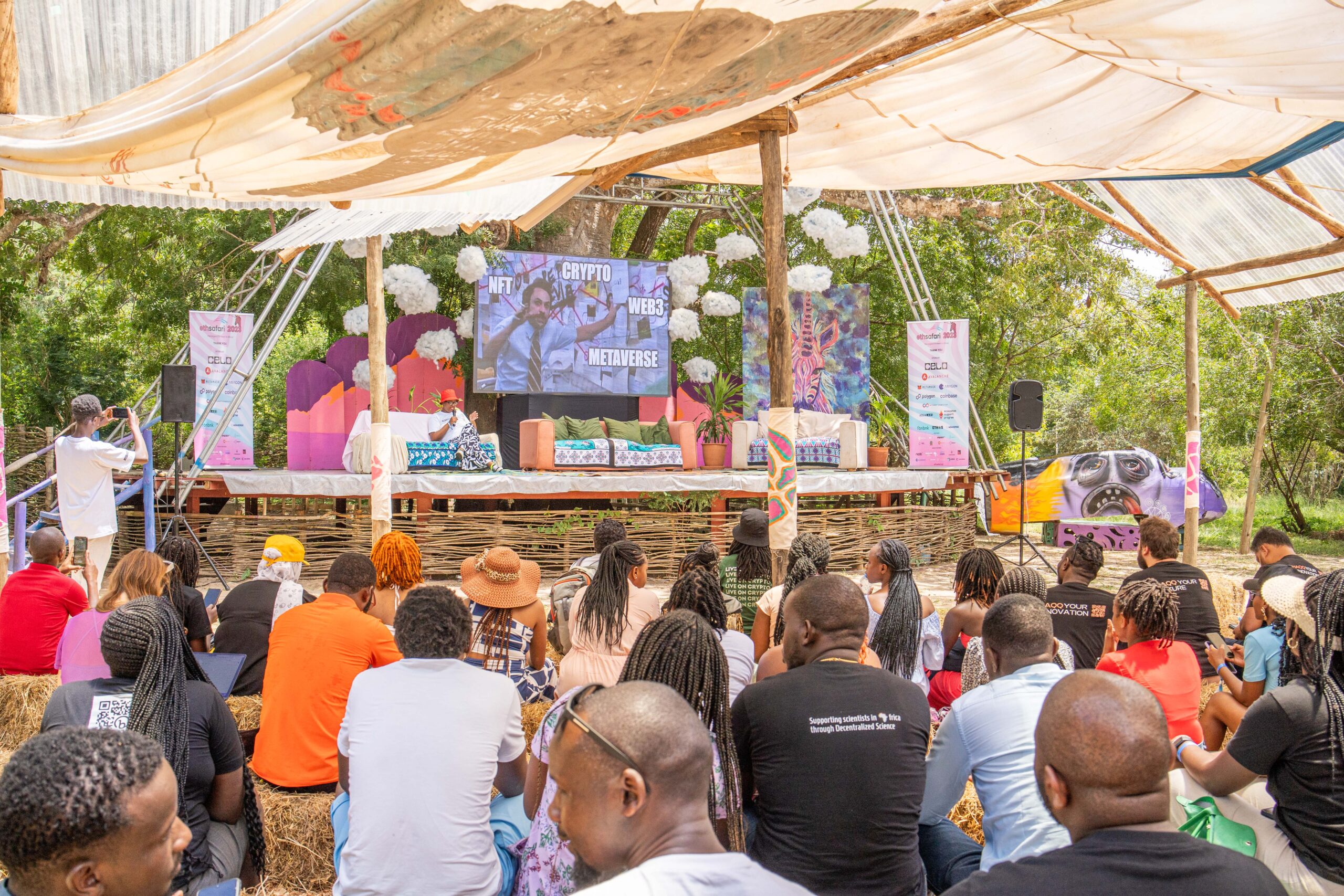 scenes from the ethsafari 2023 conference.